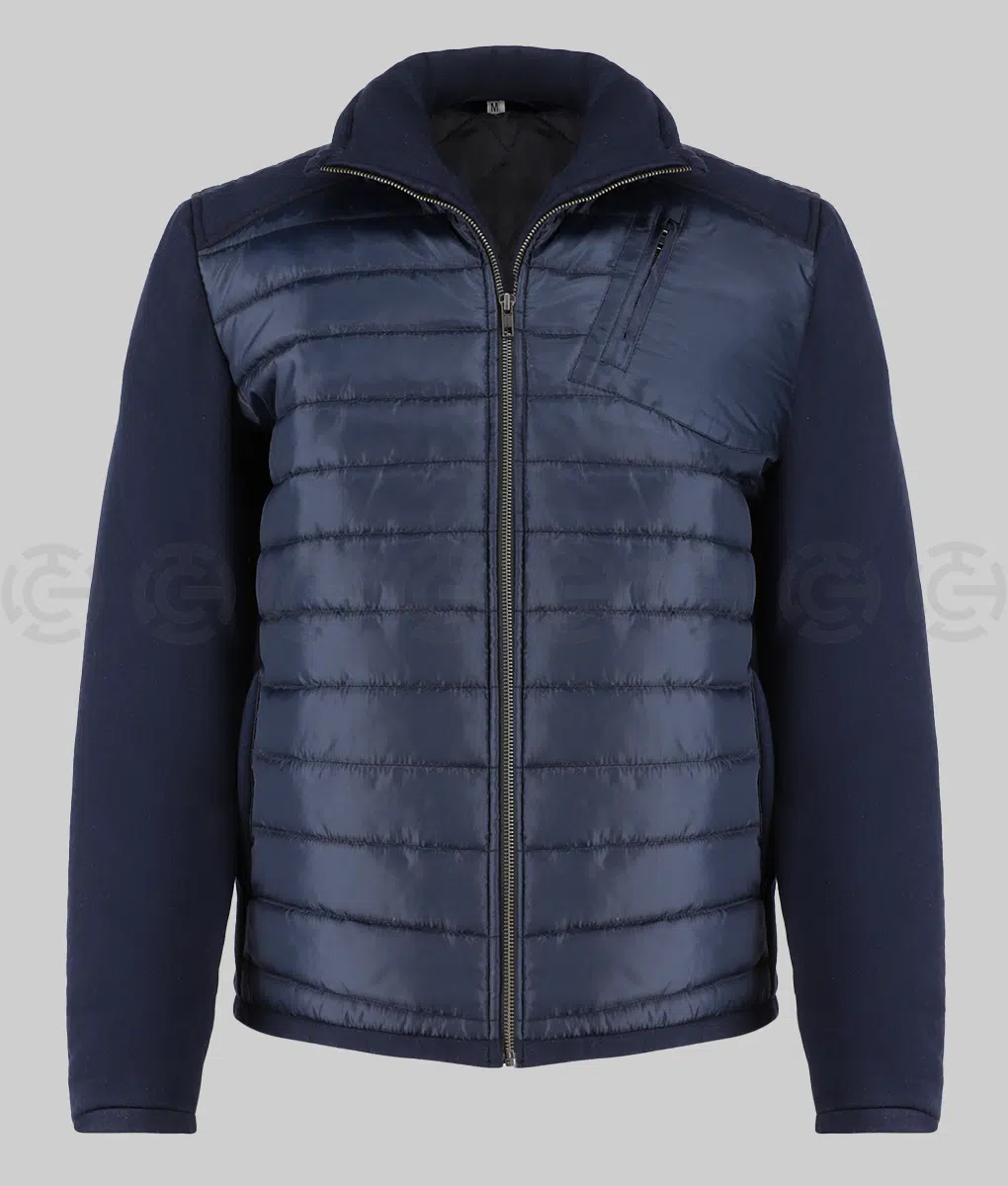 Tracker Justin Hartley Blue Puffer Jacket
