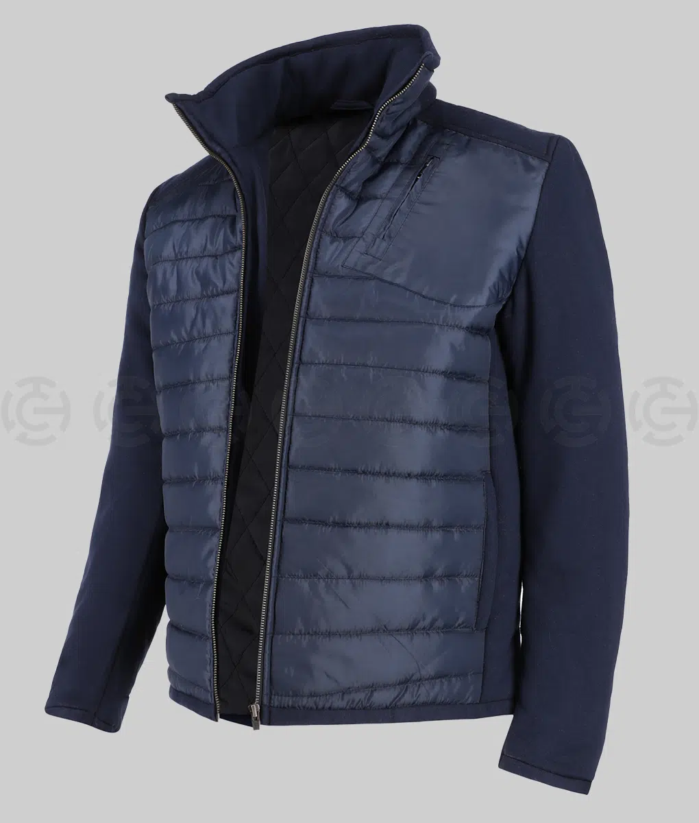 Tracker Justin Hartley Blue Puffer Jacket