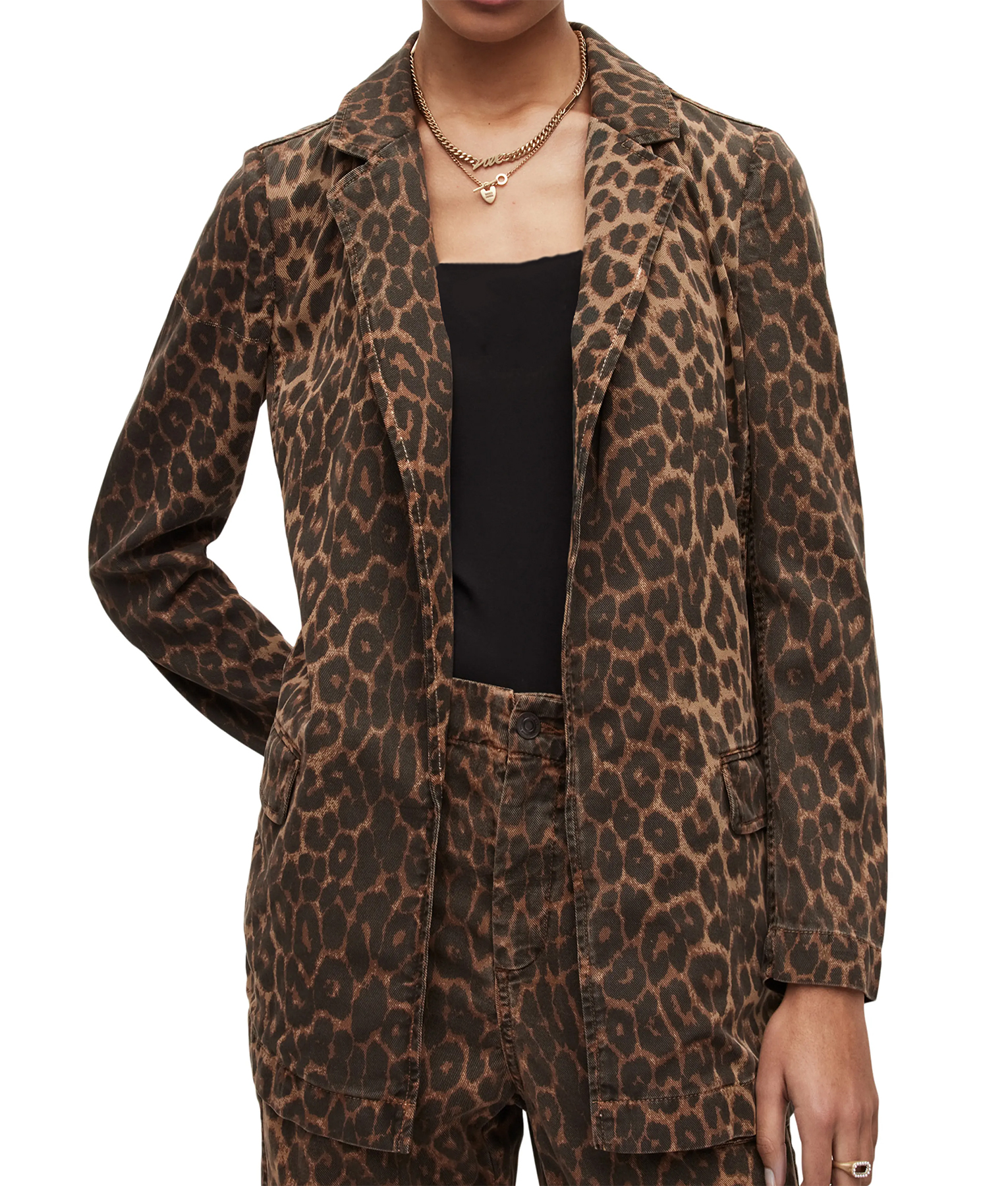 Vanessa Morgan Wild Cards Max Mitchell Leopard Blazer | The