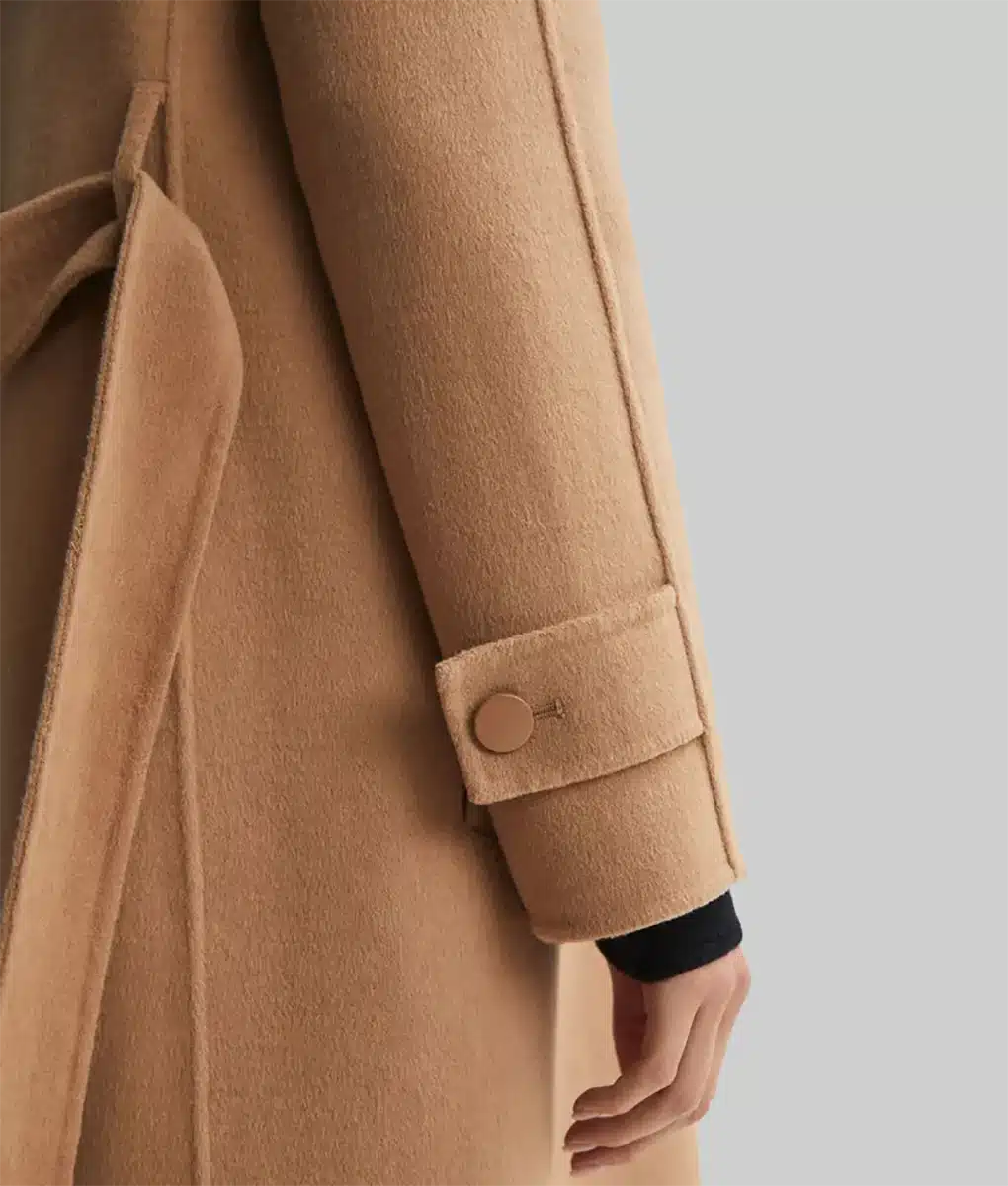 Amanda Holden Peach Trench Coat | The Leather City