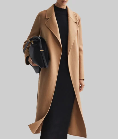 Amanda Holden Peach Trench Coat | The Leather City