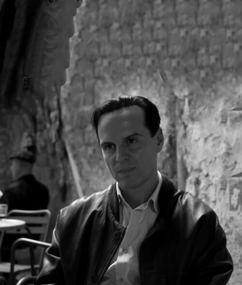 Andrew Scott Ripley Brown Leather Jacket - Mens Leather Jacket - Front View 2