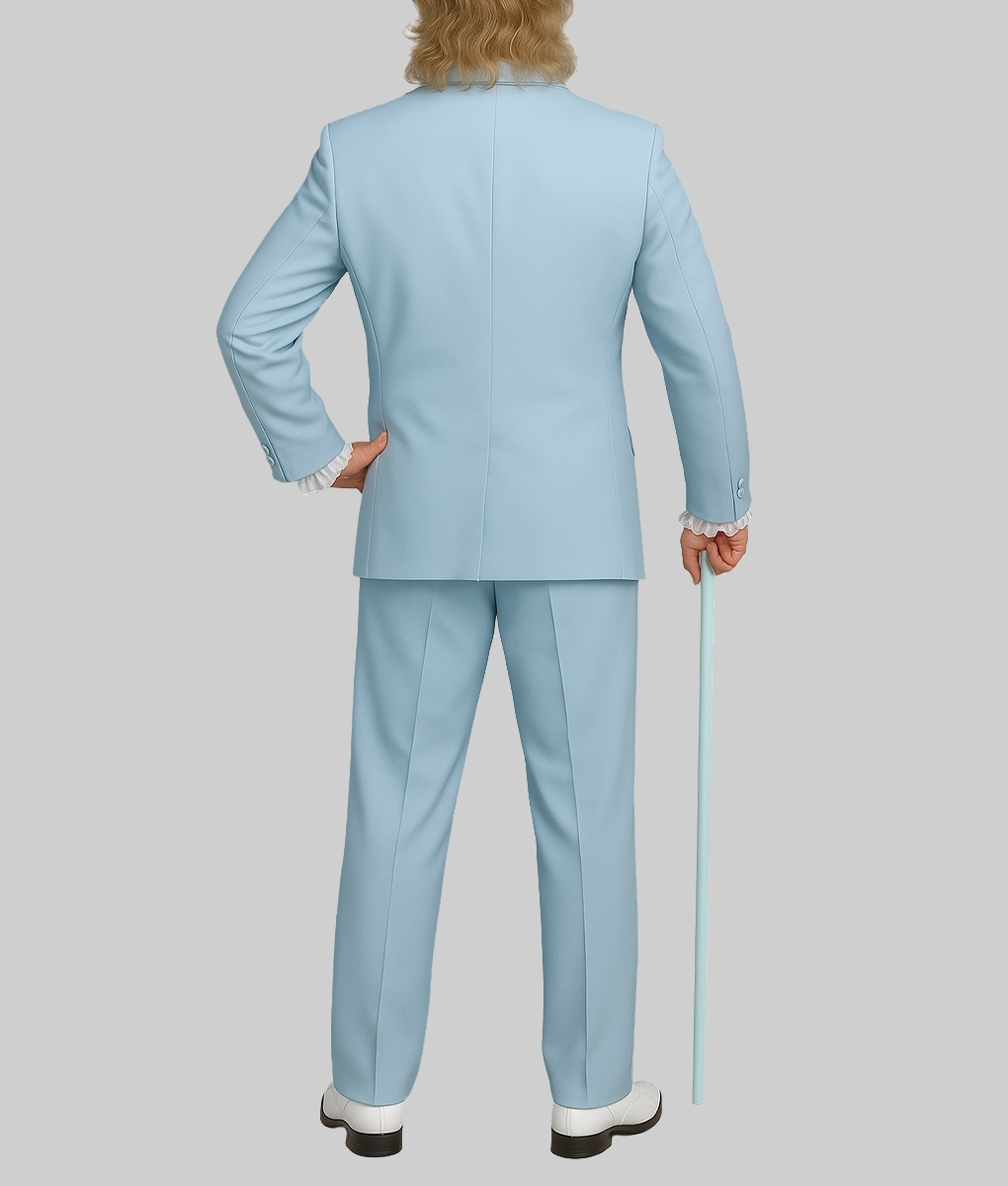 Dumb and Dumber Suits Blue=BackView