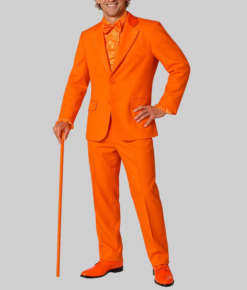 Dumb and Dumber Suits-Orange-FrontView