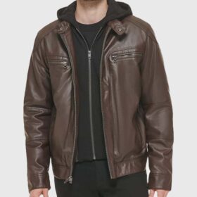 Kayden Brown Leather Jacket