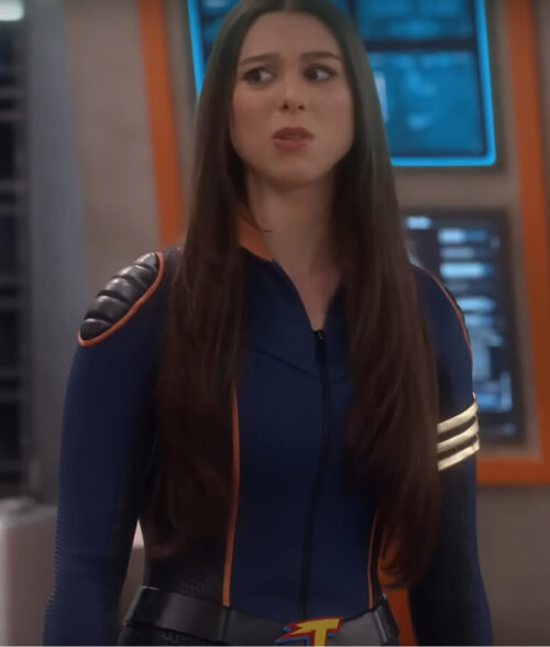 Kira Kosarin The Thundermans Return Phoebe Womens Blue Costume -Womens Costume - Front View 3