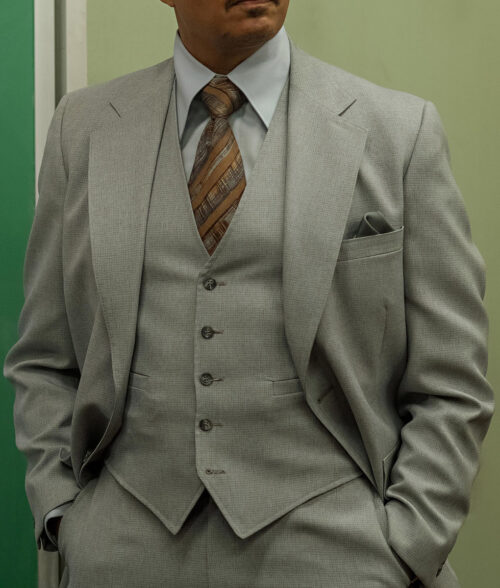 Terrence Howard Shirley Arthur Hardwick Jr. Grey Suit - Mens Grey Suit - Front View