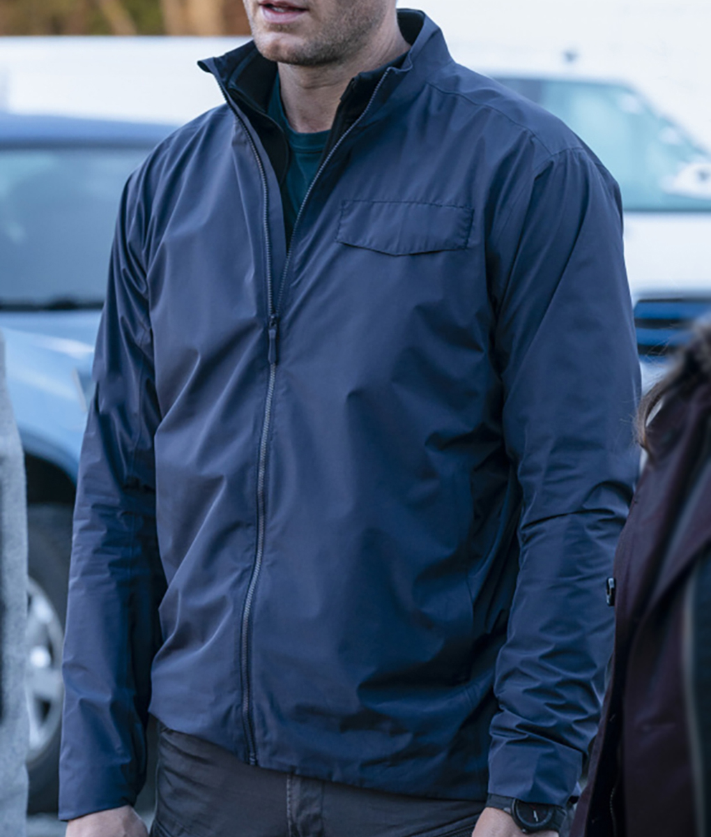 Justin Hartley Tracker 2024 Blue Lightweight Jacket | The Leather City
