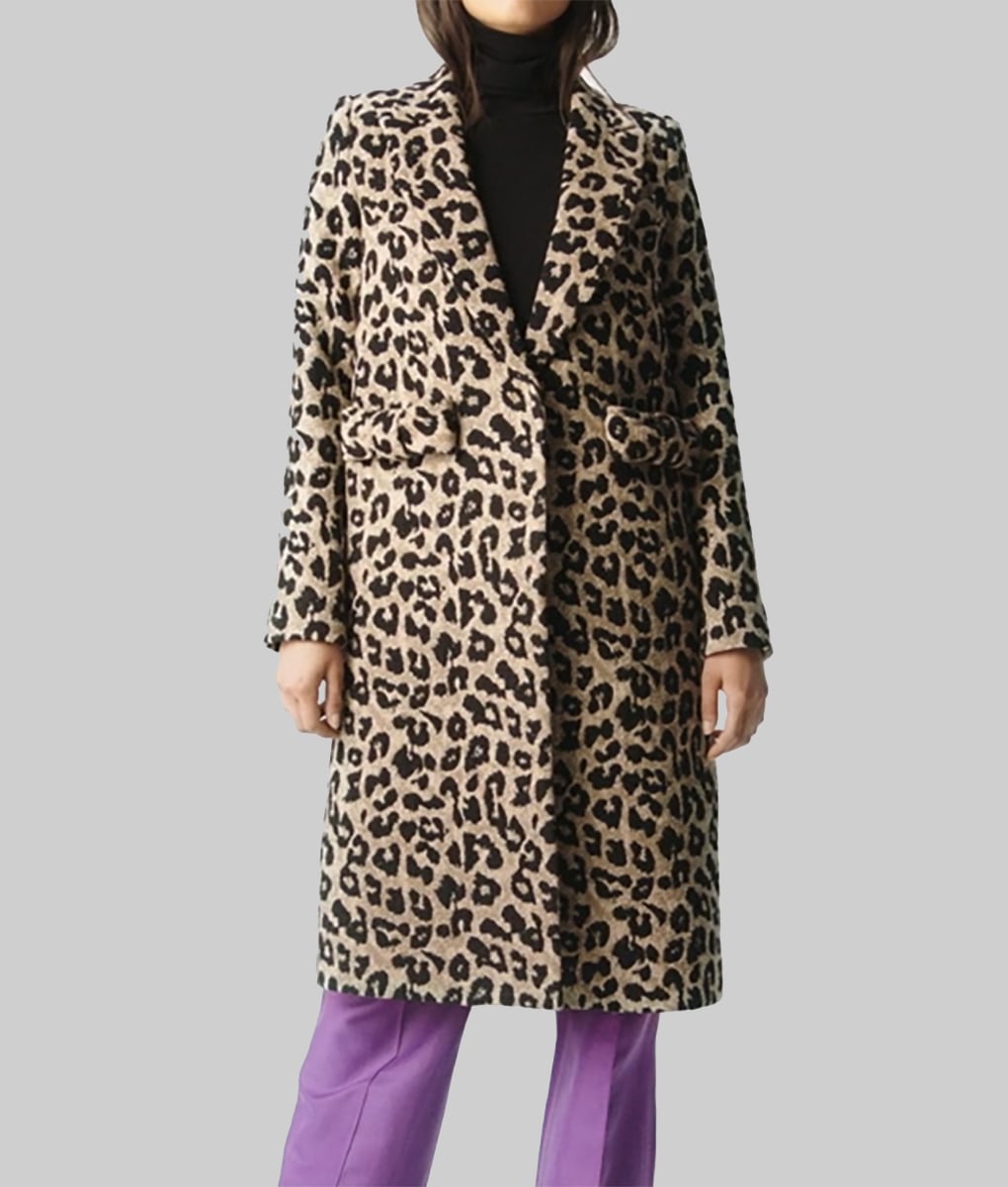 Nicky Hilton Leopard Print Coat