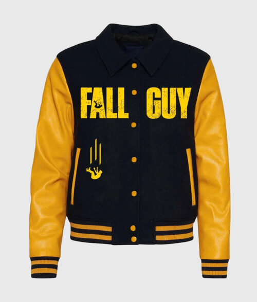 Ryan Gosling The Fall Guy Varsity Jacket - Shop Ryan Gosling The Fall Guy Varsity Jacket - Front View