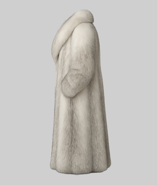 Ryan Gosling White Fur Coat-fur-SideView1