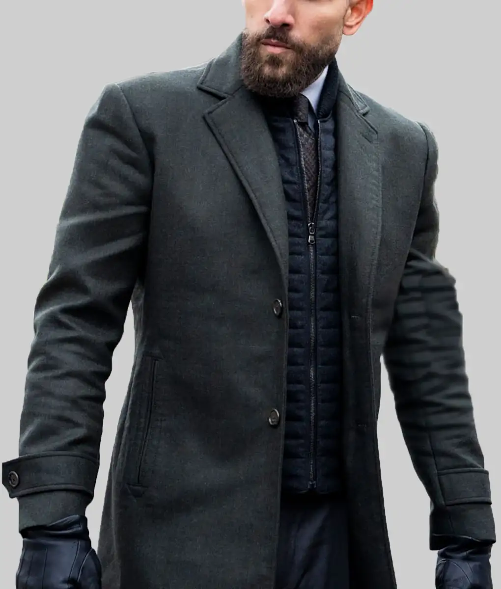 Zeeko Zaki FBI Omar Adom Grey Overcoat