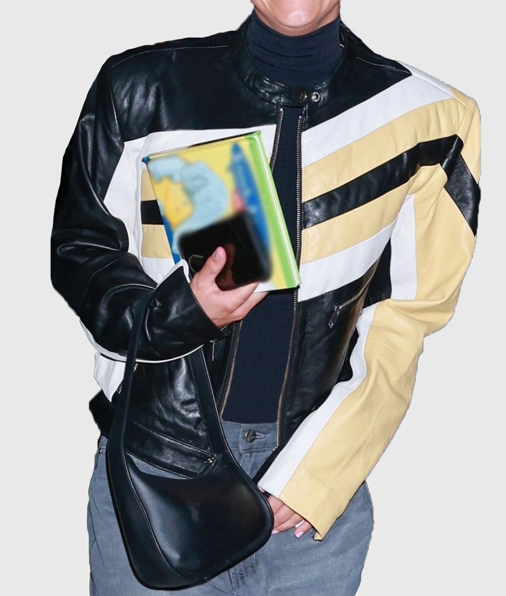 Orlando Bloom Black Varsity Jacket - Orlando Bloom Black Varsity Jacket - Front View 1