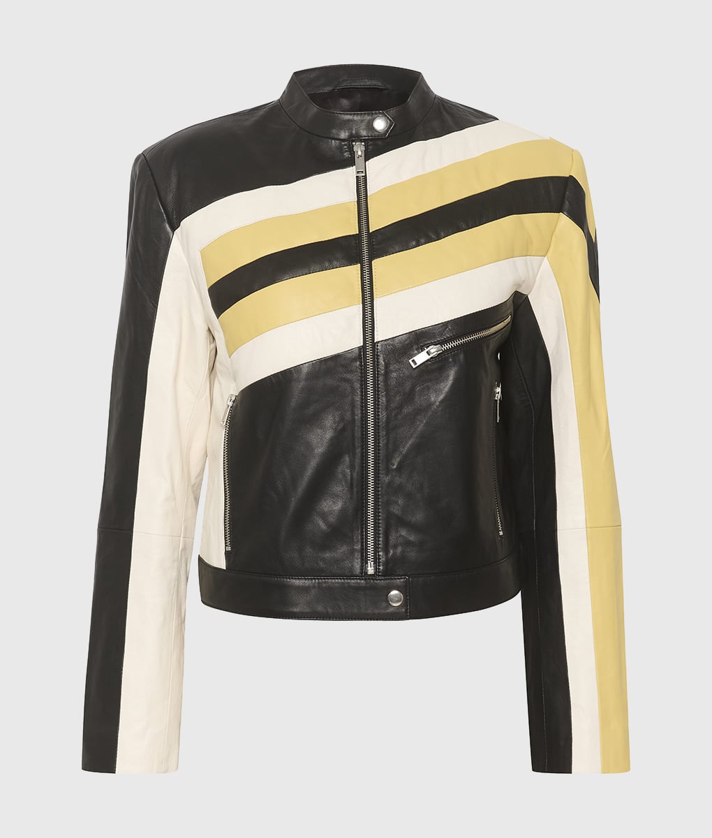 Dixie D Amelio Biker Jacket - Dixie D Amelio Biker Jacket - Front View