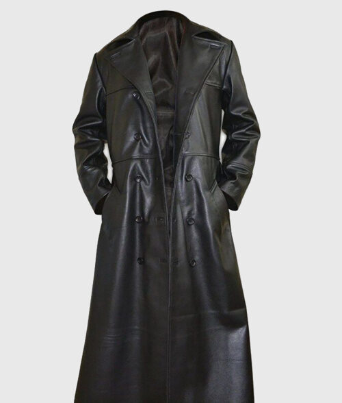 Eric The Crow Trench Coat - Brandon Lee Costume The Crow Trench Coat - Front View 2
