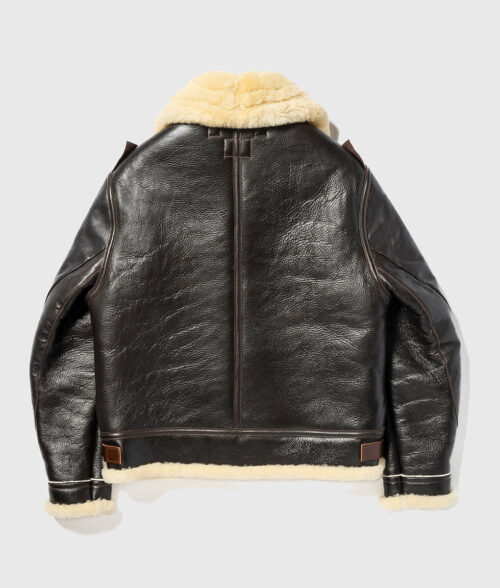 The Equalizer Adam Goldberg Brown Jacket - The Equalizer S4 Adam Goldberg B-3 Aviator Jacket - Back View