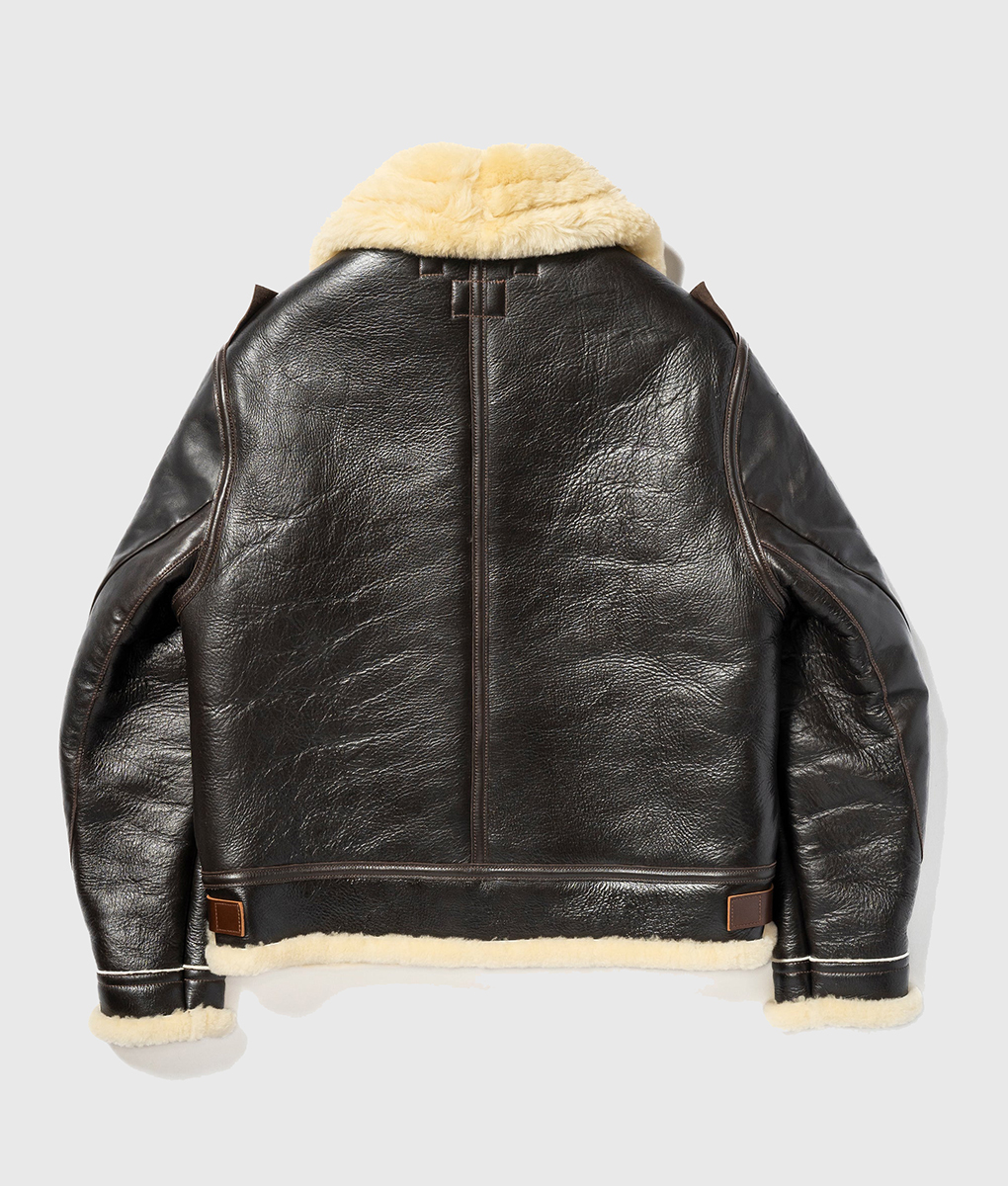 The Equalizer Adam Goldberg Brown Jacket - The Equalizer S4 Adam Goldberg B-3 Aviator Jacket - Back View