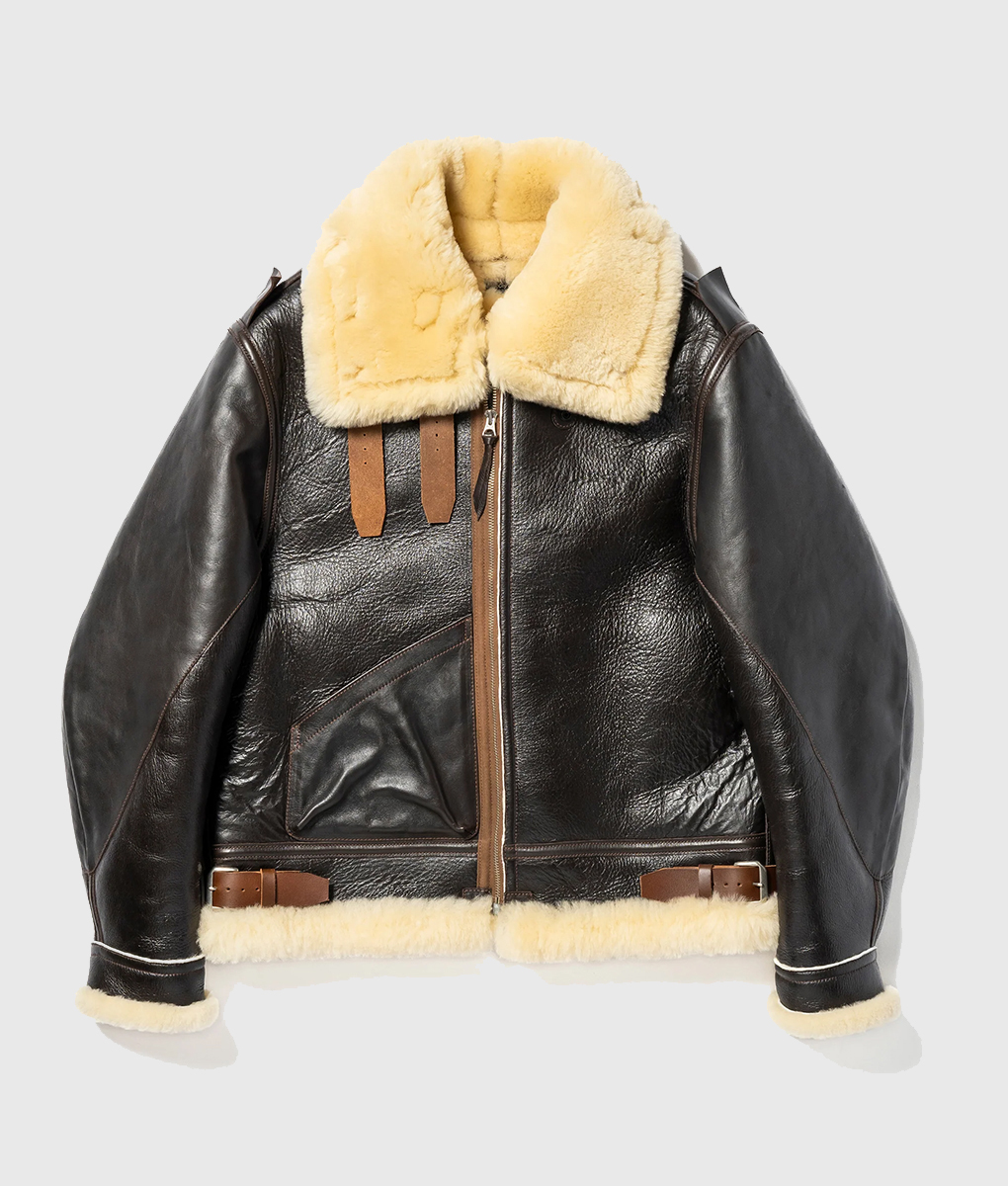 The Equalizer Adam Goldberg Brown Jacket - The Equalizer S4 Adam Goldberg B-3 Aviator Jacket - Front View 1
