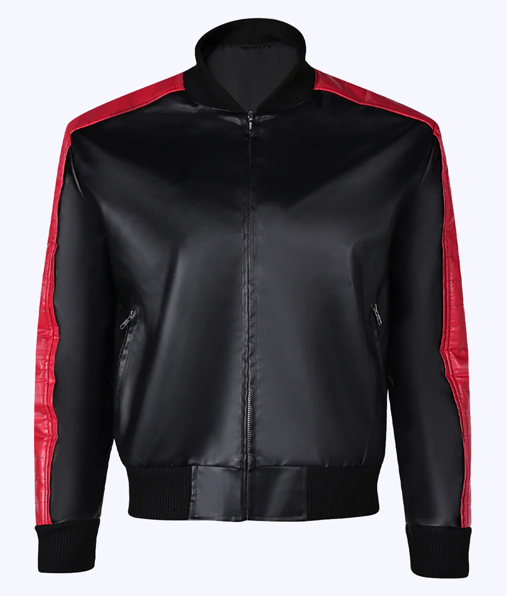 The Fall Guy Miami Black Leather Jacket The Leather City
