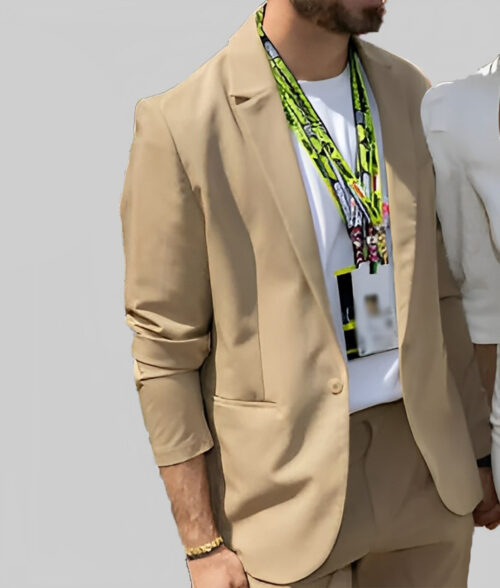 Kevin Trapp Brown Blazer - Kevin Trapp Brown Blazer - Side View