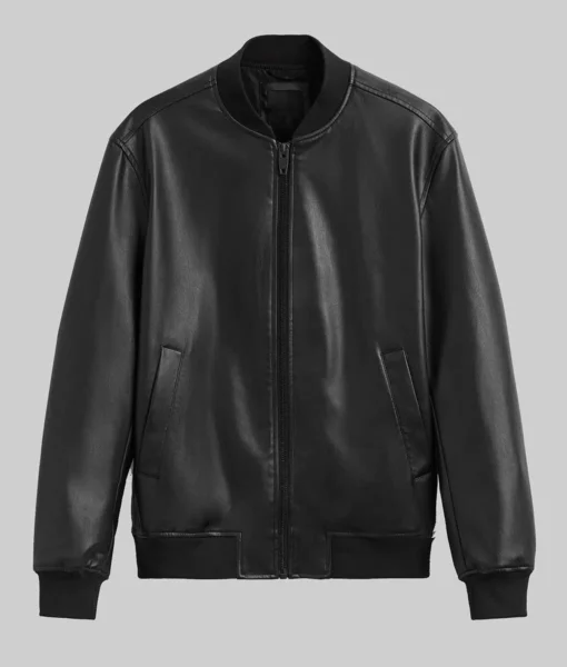 Mike Tyson Black Leather Jacket