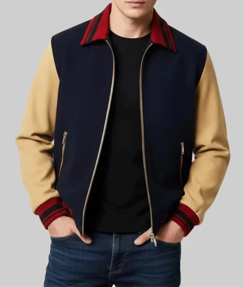 Stranger Things Noah Schnapp Bomber Jacket - Front