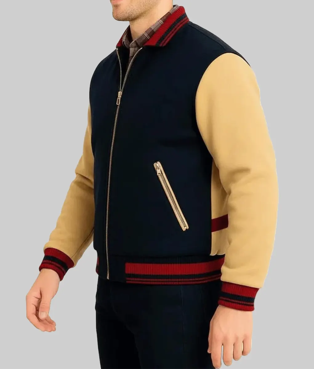 Stranger Things Noah Schnapp Bomber Jacket - Side