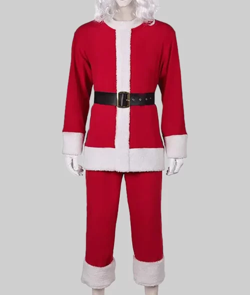 Terrifier 3 Art The Clown Red Santa Outfit - Terrifier 3 David Howard Thornton (Art The Clown) Red Santa Outfit - Front View