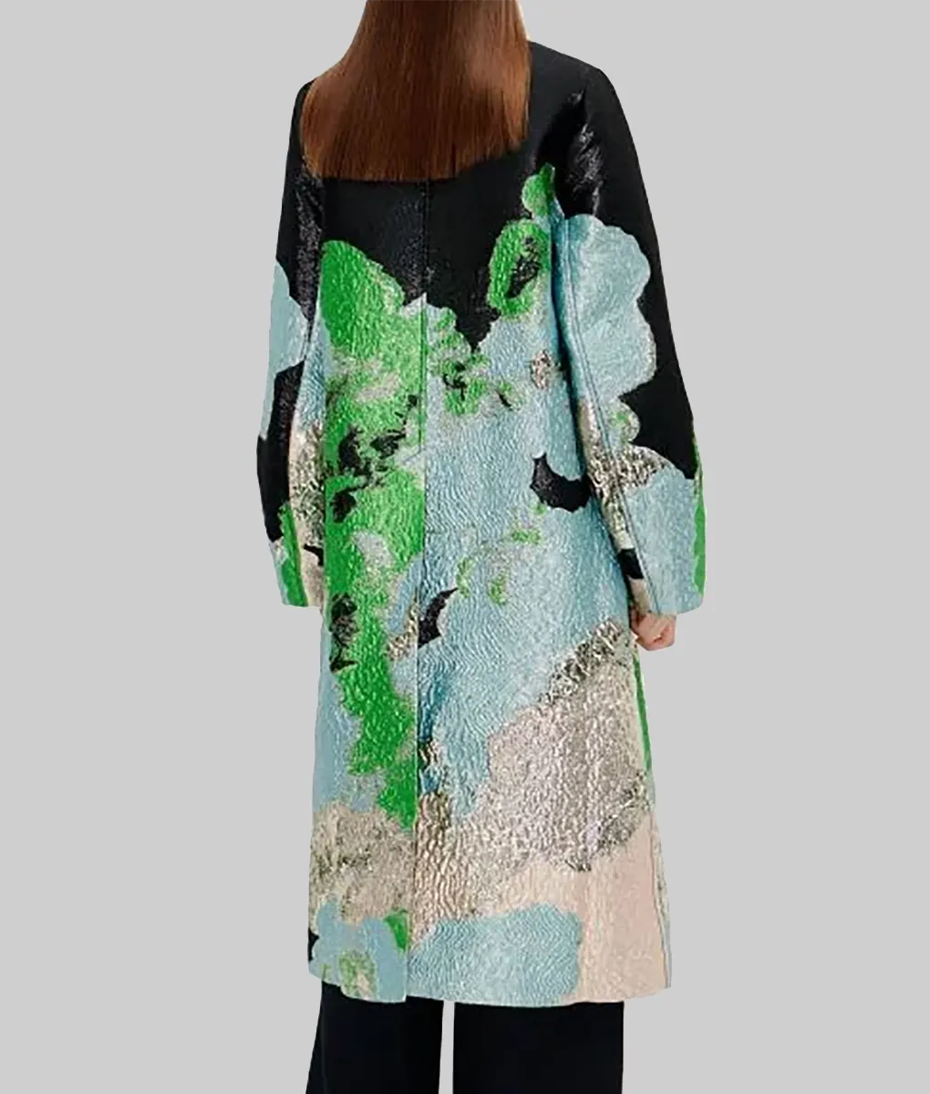Emily in Paris Lily Collins Coat + Emily in Paris Lily Collins Coat - Back View