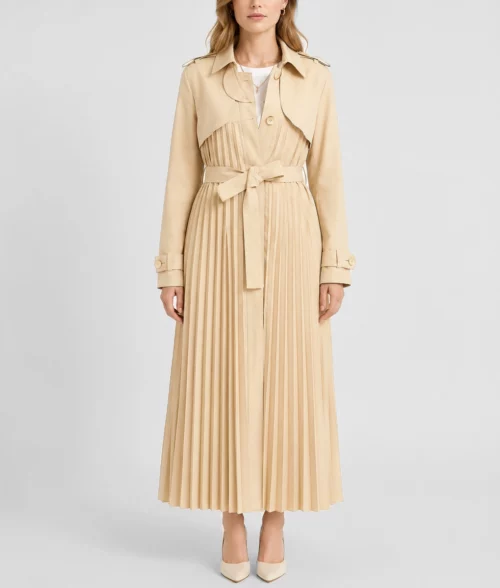 Only Murders In The Building Selena Gomez Trench Coat - Front