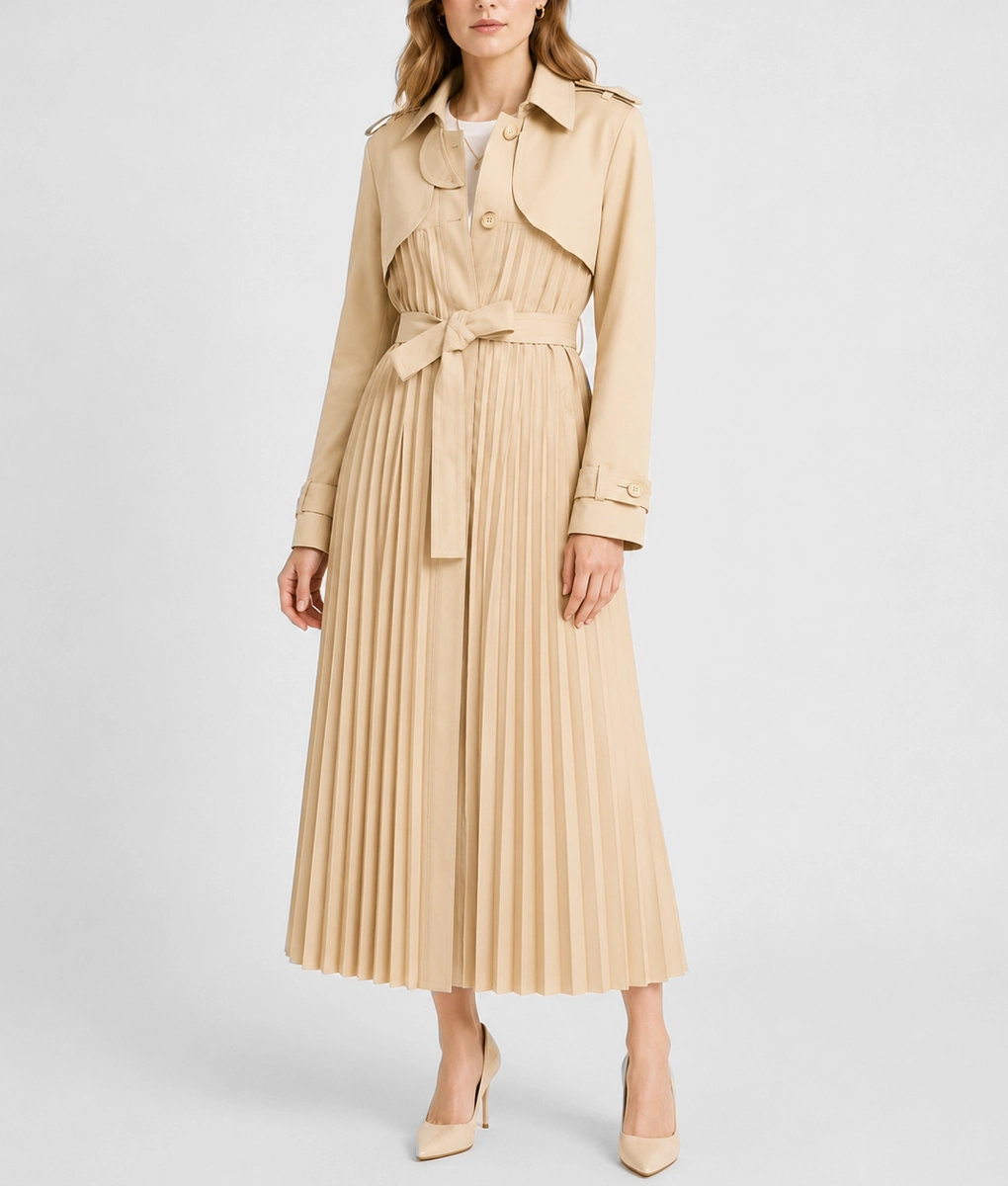 Only Murders In The Building Selena Gomez Trench Coat - Side