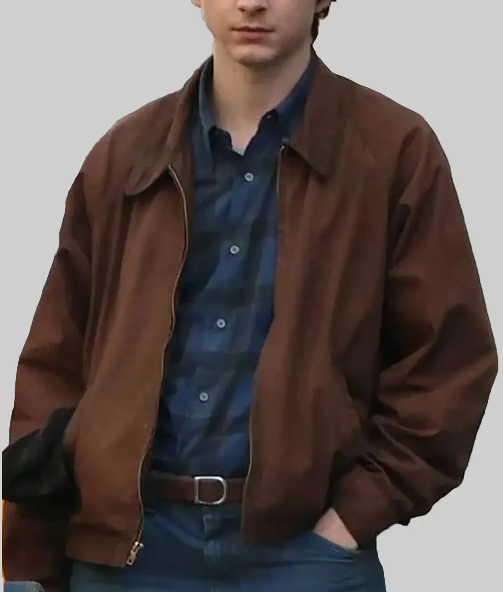A Complete Unknown Timothee Chalamet Cotton Jacket - A Complete Unknown Timothee Chalamet (Bob Dylan) Cotton Jacket - Front View