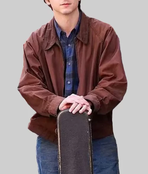 A Complete Unknown Timothee Chalamet Cotton Jacket - A Complete Unknown Timothee Chalamet (Bob Dylan) Cotton Jacket - Front View
