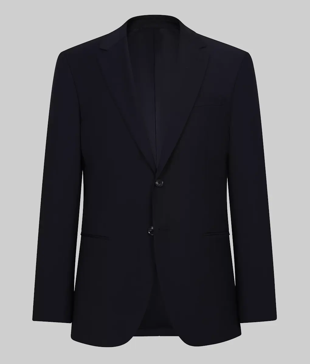 Den of Thieves 2 Pantera Gerard Butler Black Blazer - Den of Thieves 2 Pantera Gerard Butler Black Blazer - Front View