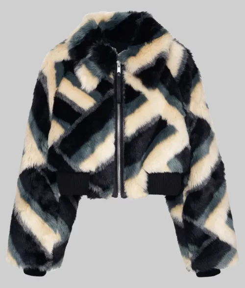 High Potential Kaitlin Olson Fur Jacket - High Potential Kaitlin Olson (Morgan Gillory) Fur Jacket - Front view