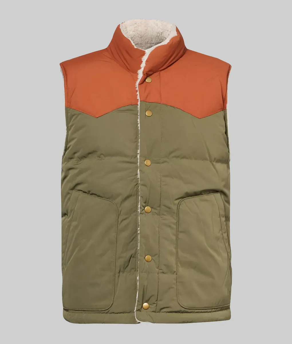 Nobody Wants This Adam Brody Shearling Vest - Nobody Wants This Adam Brody (Noah Roklov) Shearling Vest - Front View