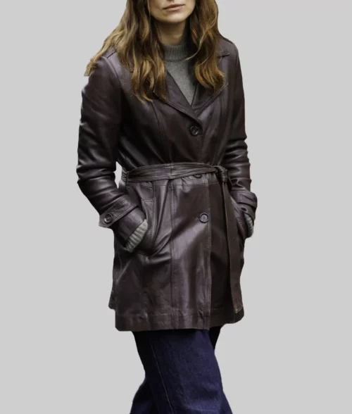 Black Doves Keira Knightley Brown Coat - Black Doves Keira Knightley (Helen Webb) Brown Coat - Celebrity view