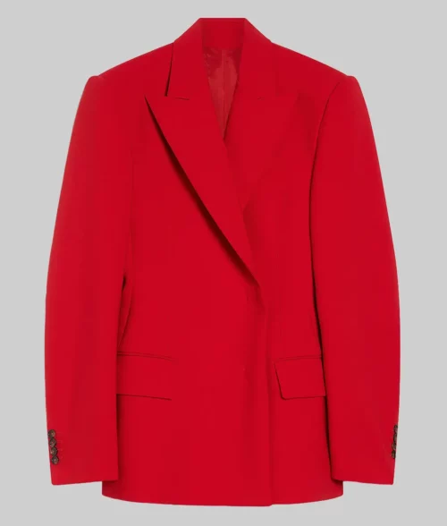Olivia Wilde Red Blazer - Olivia Wilde Red Blazer - Front View