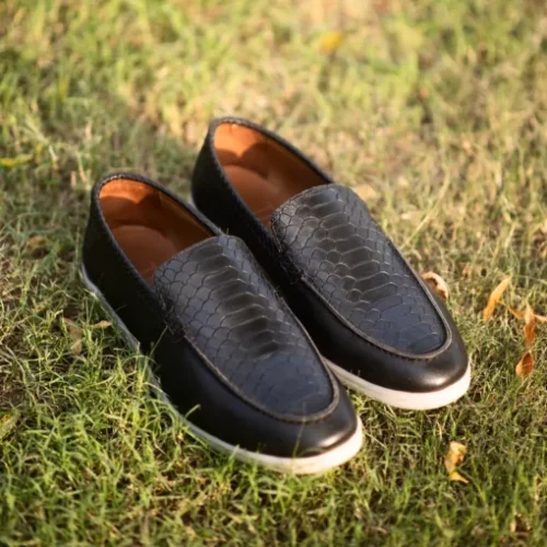 Dean Black Dress Leather Loafers The Leather City