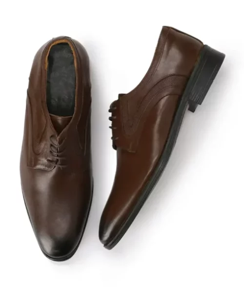 Dean Men's Brown Leather Derby Shoes The Leather City