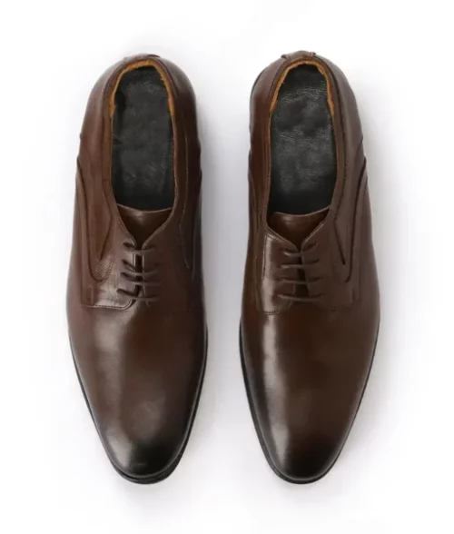 Dean Men's Brown Leather Derby Shoes The Leather City