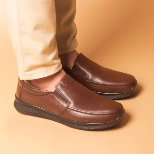 Harry Men's Brown Dress Leather Loafers The Leather City