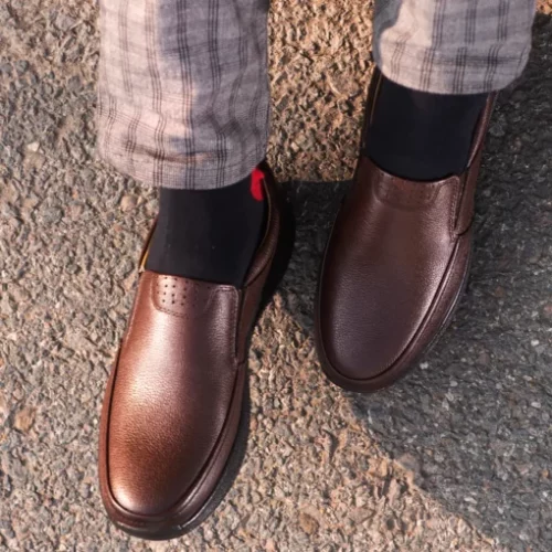 Harry Men's Brown Dress Leather Loafers The Leather City