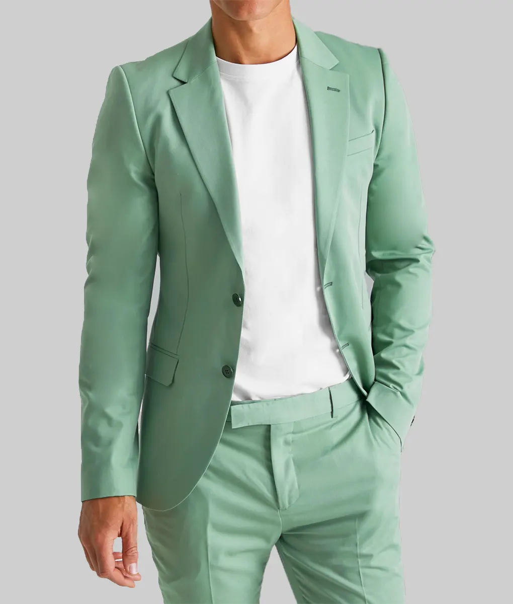 In the Hand of Dante Gerard Butler Green Suit - In the Hand of Dante Gerard Butler Green Suit - Blazer View