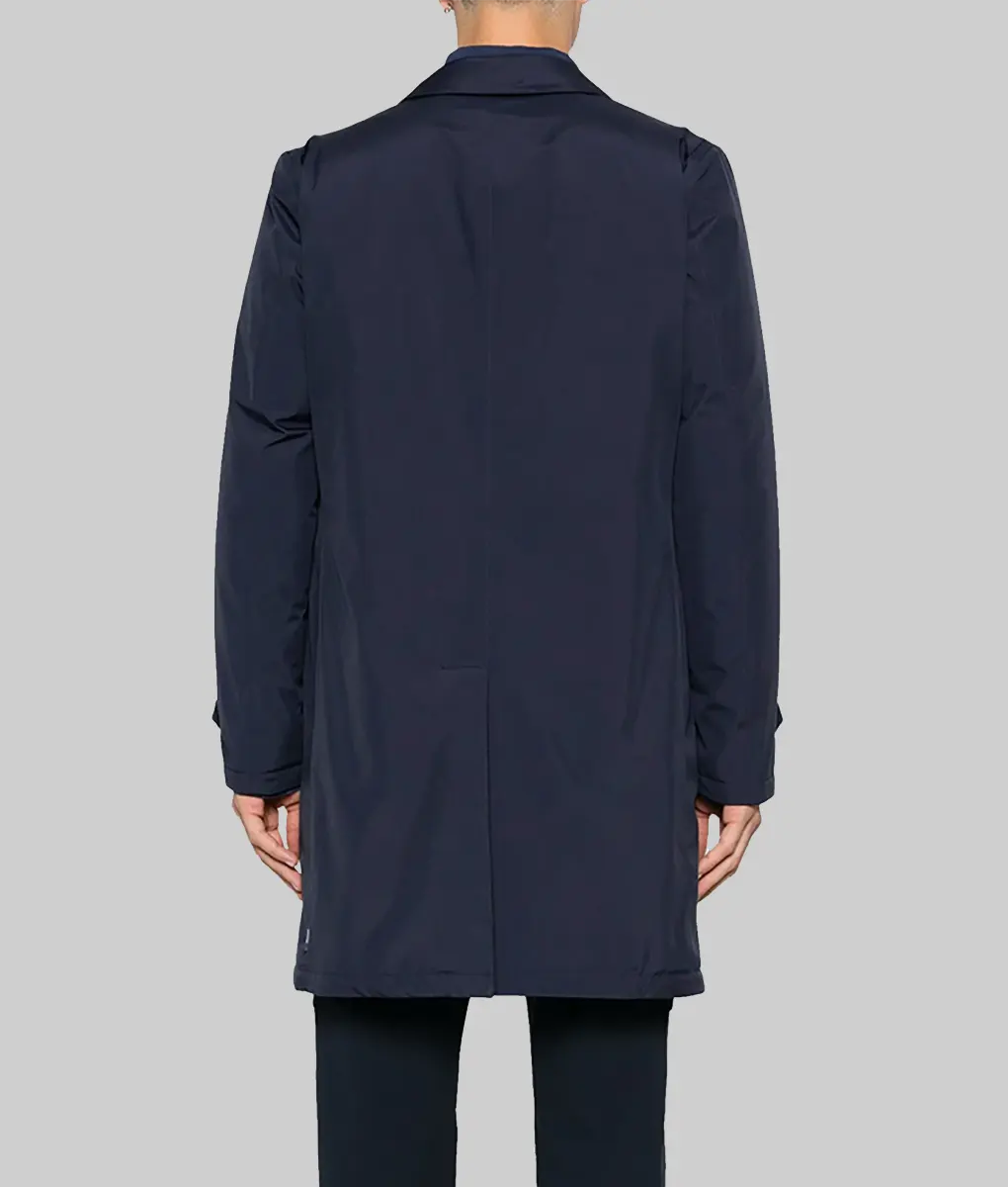 Is This Thing On Bradley Cooper Navy Blue Coat - Is This Thing On Bradley Cooper Navy Blue Coat - Back View