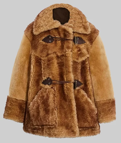 Jennifer Lopez Brown Fur Jacket - Jennifer Lopez Brown Fur Jacket - Front View