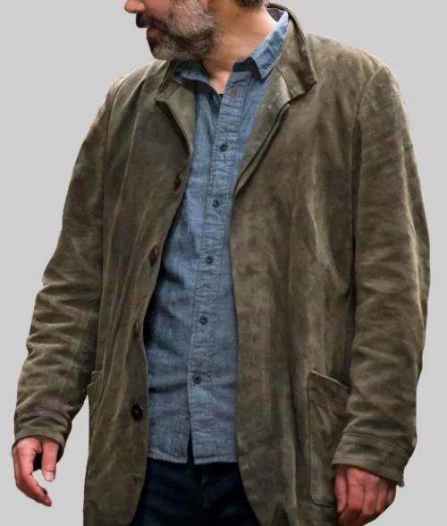 Murder in a Small Town Rossif Sutherland Suede Jacket - Murder in a Small Town Rossif Sutherland (Karl Alberg) Suede Jacket - Zoom View