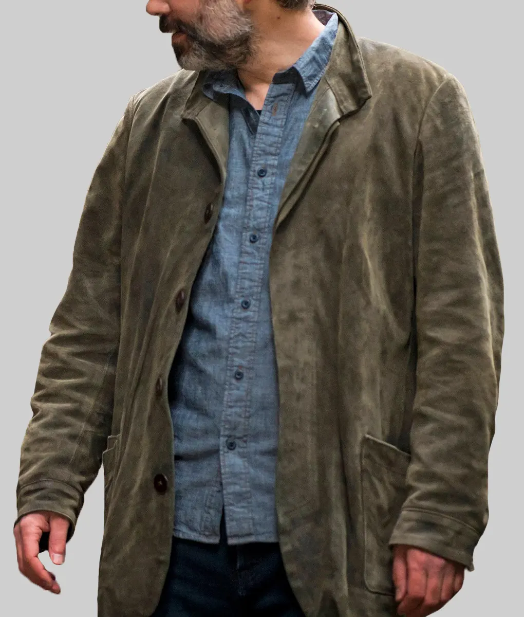Murder in a Small Town Rossif Sutherland Suede Jacket - Murder in a Small Town Rossif Sutherland (Karl Alberg) Suede Jacket - Zoom View