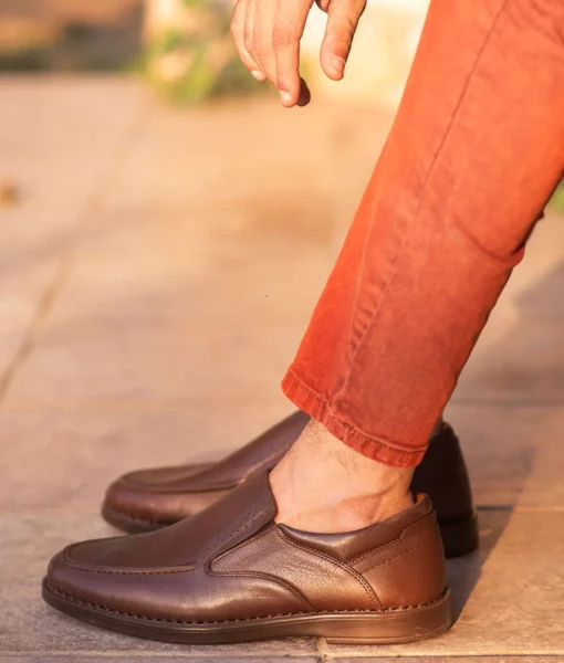 Myer Men's Brown Leather Dress Shoes The Leather City
