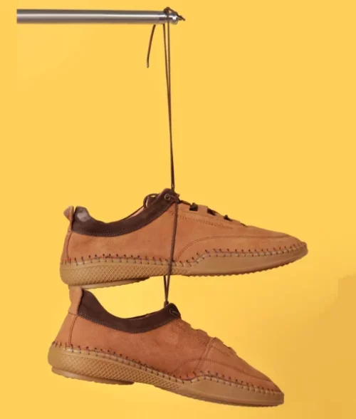 Paul Men's Tan Casual Low Top Suede Sneakers The Leather City